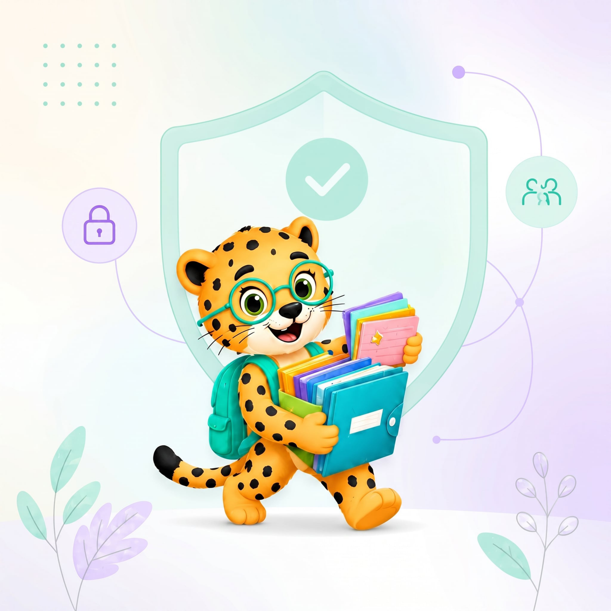 App de estudos Raizá com proteção para revisão escolar em família